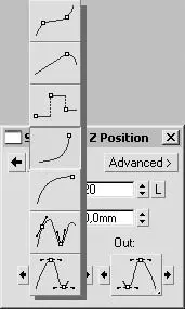 Рис 44Выбор кнопки быстрого управления функциональной кривой анимации 3 - фото 233