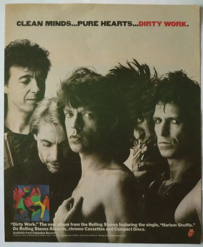 Реклама альбома Dirty Work 1985 г Архивы Доминика Ламблена Растерянность - фото 108