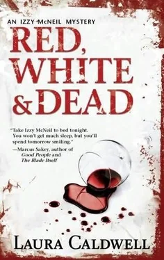 Laura Caldwell Red, White & Dead обложка книги