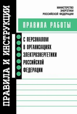 Коллектив Авторов Правила работы с персоналом в организациях электроэнергетики Российской Федерации обложка книги