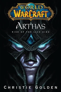 Christie Golden Arthas: Rise of the Lich King обложка книги