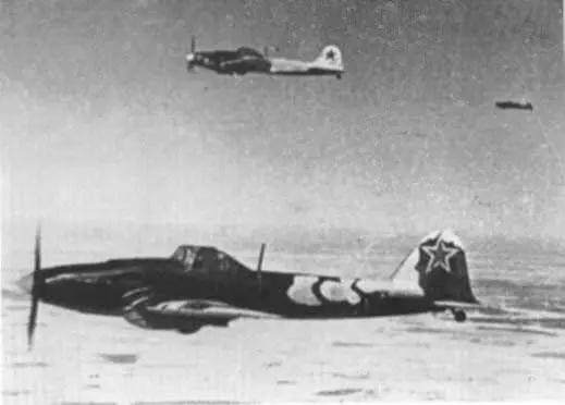 Группа одноместных Ил2 в ходе боевого вылета Ленинградский фронт зима 1943 - фото 38