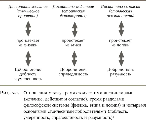 Эта диаграмма представляет собой фундаментальную схему стоической мысли и - фото 2