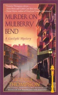 Victoria Thompson Murder On Mulberry Bend обложка книги