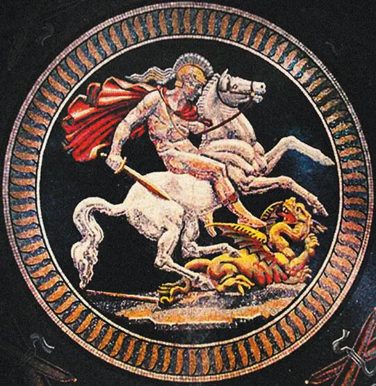 Лондон Национальная галерея западный вестибюль Мозаичная серия Труды - фото 38