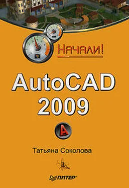 Татьяна Соколова AutoCAD 2009. Начали! обложка книги