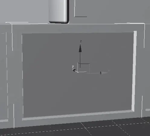 Рис 535Выделен полигон спереди 2 Раскройте свиток Edit Polygons Правка - фото 187