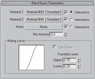 Рис 728Свиток Blend Basic Parameters Основные параметры материала смесь 3 - фото 280