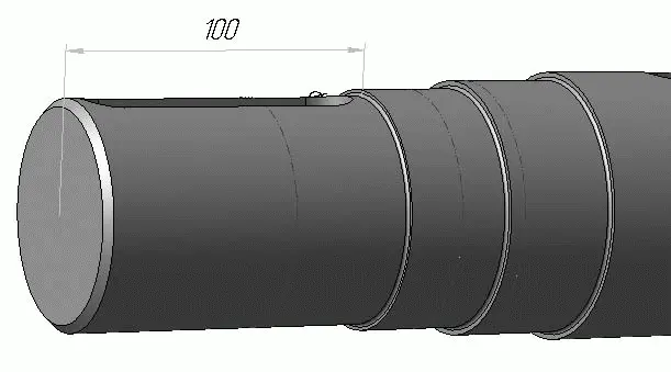 Рис 3171Линейный размер на трехмерной модели вала 7 Самостоятельно - фото 649