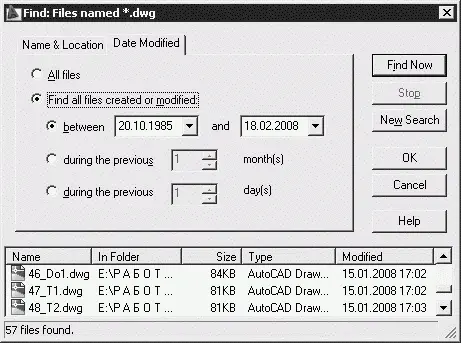 Рис 14Вкладка поиска файлов Рисунки созданные в AutoCAD любой - фото 10