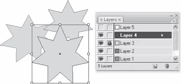 Рис 186 Работа с палитрой Layers Слои Особенностью работы со слоями - фото 382