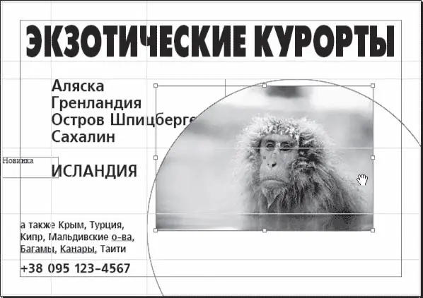 Рис 206 Импорт растрового изображения в графический фрейм и согласование - фото 425