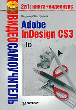 Владимир Завгородний Adobe InDesign CS3 обложка книги