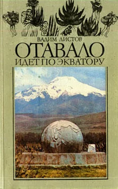 Вадим Листов Отавало идет по экватору обложка книги