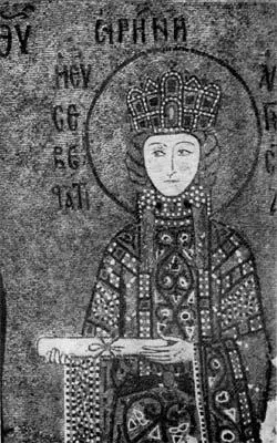 Императрица Ирина жена Иоанна II Комнина 11181143 Мозаика из Софии - фото 18