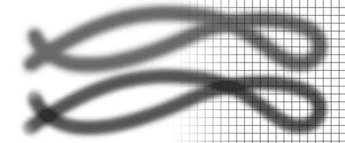 Рис 1211 Результат действия настройки Opacity Непрозрачность вверху и - фото 115