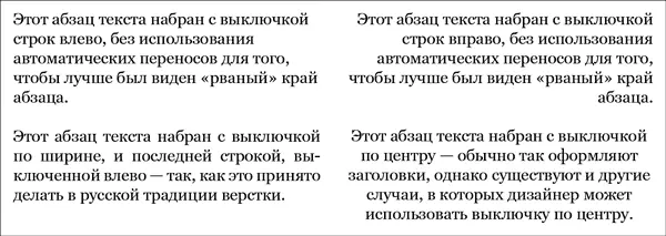 Рис 2018 Абзацы текста с разной выключкой строк Такое количество вариантов - фото 296