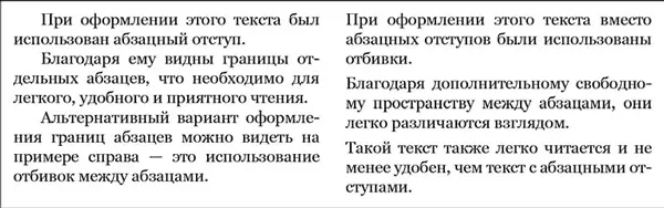 Рис 2021 Текст с использованием абзацных отступов и отбивок между абзацами - фото 299