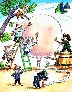 Работа по надуванию шара продолжалась два дня и прекратилась тогда когда шар - фото 13