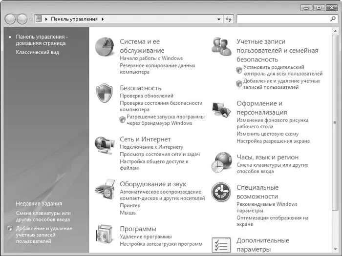 Рис 71Панель управления Домашняя страница Панель управленияможет быть - фото 107