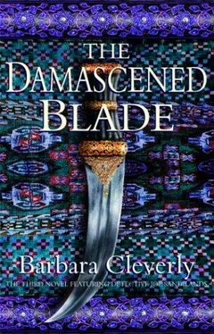 Barbara Cleverly The Damascened Blade обложка книги