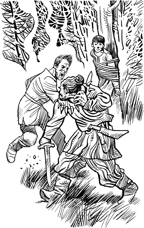 К тому же пленник истекал кровью и было ясно что ему срочно нужна помощь - фото 9