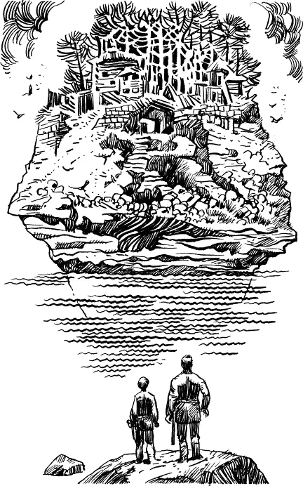 Мальчикстарик снова улыбнулся Не на острове надо искать на земле Ведьмы - фото 14