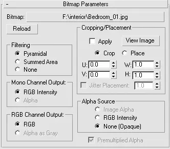 Рис 324Свиток Bitmap Parameters Параметры растрового изображения настроек - фото 235
