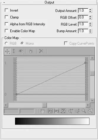 Рис 326Свиток Output Результат настроек карты Bitmap Растровое - фото 237