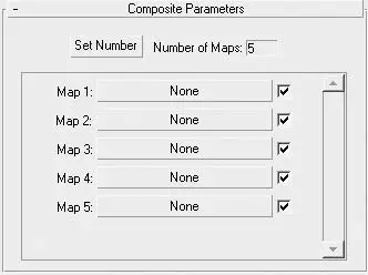 Рис 334Свиток Composite Parameters Параметры составной настроек карты - фото 245