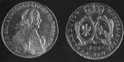 Золотой дукат с портретом Э И Бирона 1764 Спальня герцога Эрнста Иоганна - фото 37