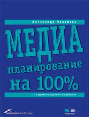 Александр Назайкин Медиапланирование на 100% обложка книги