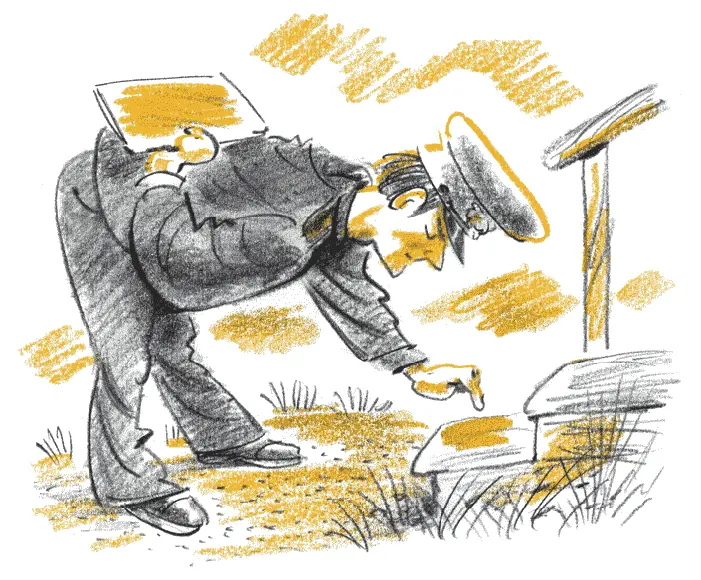 Мишка увидел в окне голову деда и спрятался за отца После его возмущенных - фото 21