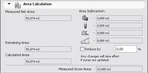 Рис 64 Область Area Calculation Вычисление площади В ней выводятся - фото 550