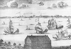 Первый вид Петербурга Гравюра П Пикарта 1704 Царевич Алексей Петрович - фото 8