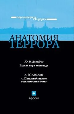 Юрий Давыдов Анатомия террора обложка книги