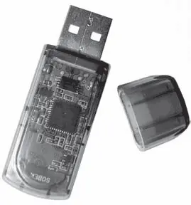 Рис 1122 Внешний вид Bluetoothадаптера Для соединения персональных - фото 117