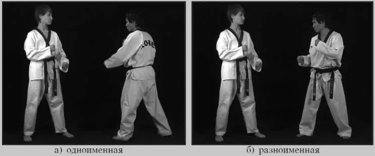 Рис 4112 Взаимные стойки в проекции на горизонтальную плоскость атакующий - фото 33