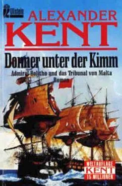 Александер Кент Donner unter der Kimm: Admiral Bolitho und das Tribunal von Malta обложка книги