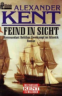 Александер Кент Feind in Sicht: Kommandant Bolithos Zweikampf im Atlantik обложка книги