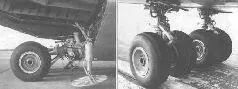 Передние опоры шасси слева во время приседания Nose landing gear left - фото 15