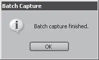 Рис 211Сообщение Batch capture finished Пакетный захват окончен Обратите - фото 25