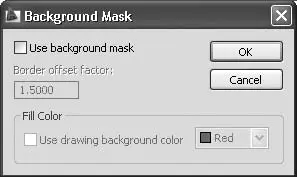 Рис 431 Окно Background Mask Фоновая маска Вы можете применить цвет - фото 142