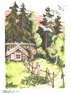 Жили мужик да баба У них была дочка да сынок маленький Доченька говорит - фото 3