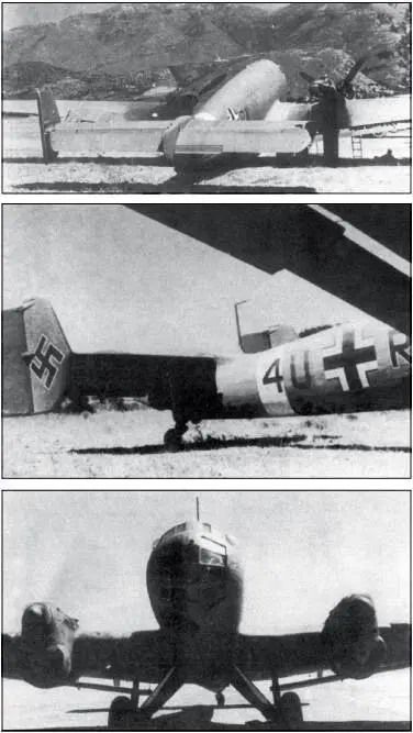 Ju86R 4URK из 2й эскадрильи AufklGr123 аэродром Кастелли остров Крит - фото 68