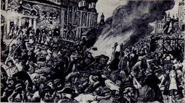 Чумной бунт в Москве с акварели XVIII века Летописное описание эпидемии - фото 21
