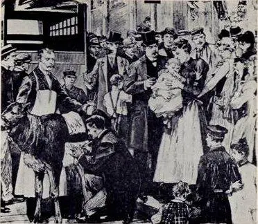 Прививки против оспы на улицах Парижа в 1880 году Гравюра на дереве Институт - фото 25