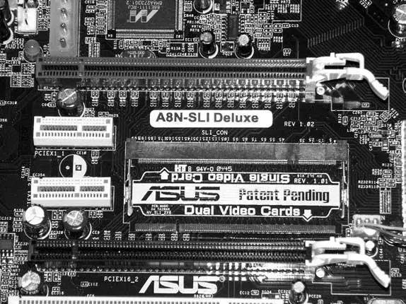 Рис 213Слоты PCI Express спецификации 16х вверху и внизу и 1х в центре - фото 18