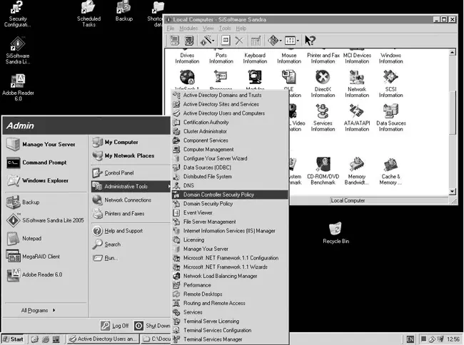 Рис 53Рабочий стол Windows 2003 Server Причина появления этой операционной - фото 81