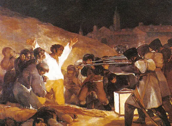 Франсиско Гойя Расстрел повстанцев 3 мая 1808 года Испанская живопись - фото 29